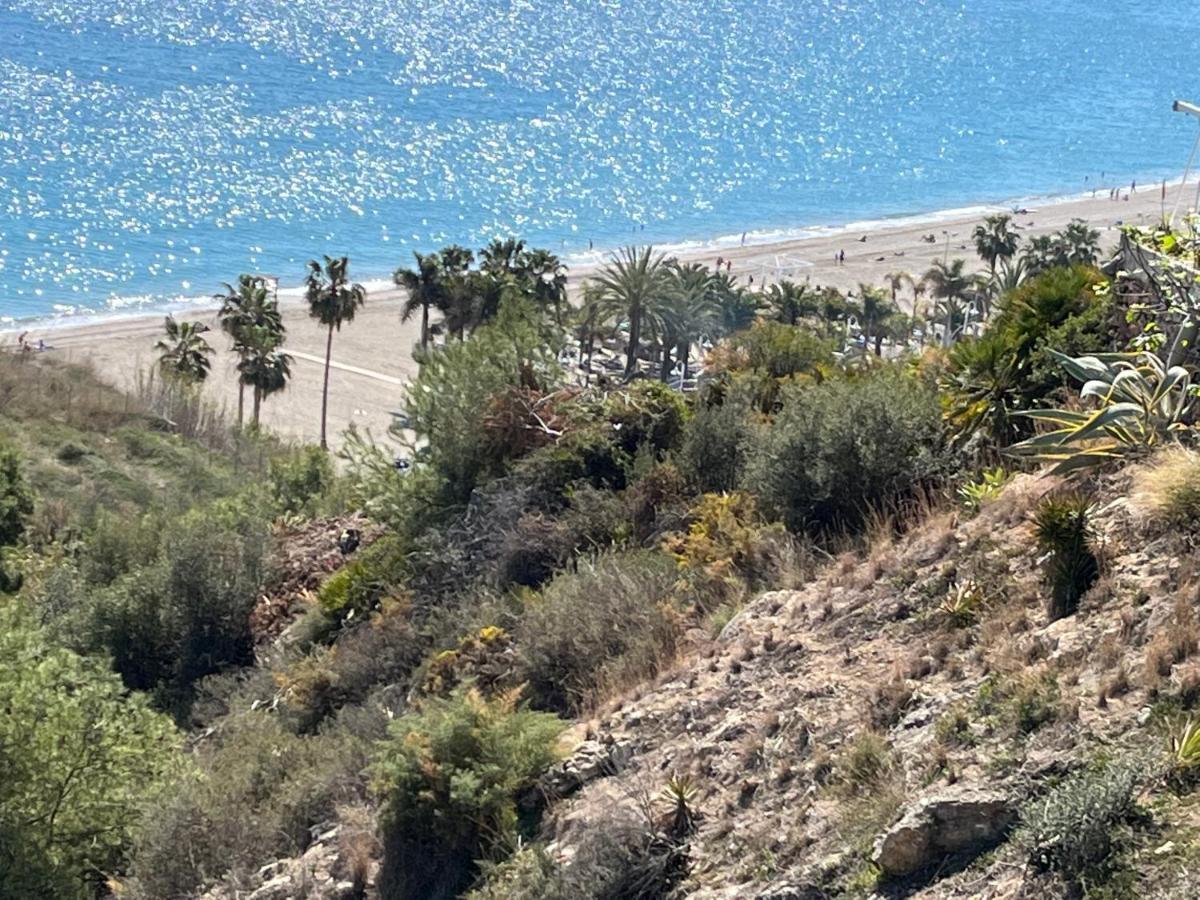 Delightful Burriana House With Magnificent Beach & Sea Views. Nerja Kültér fotó